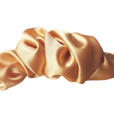 Satino plaukų segtukas (šviesiai oranž. sp.)
