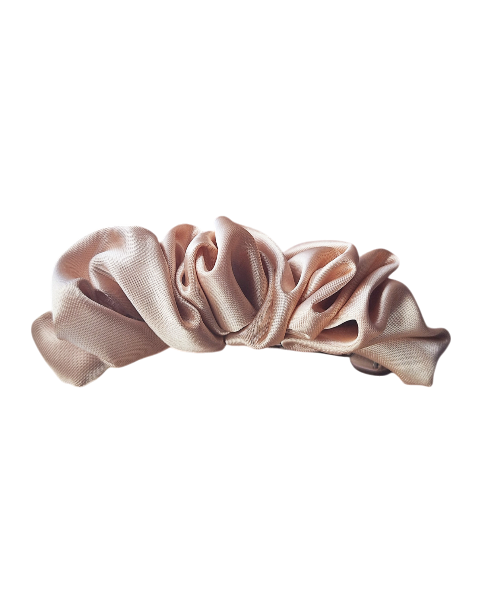 Satino plaukų segtukas (nude sp.)