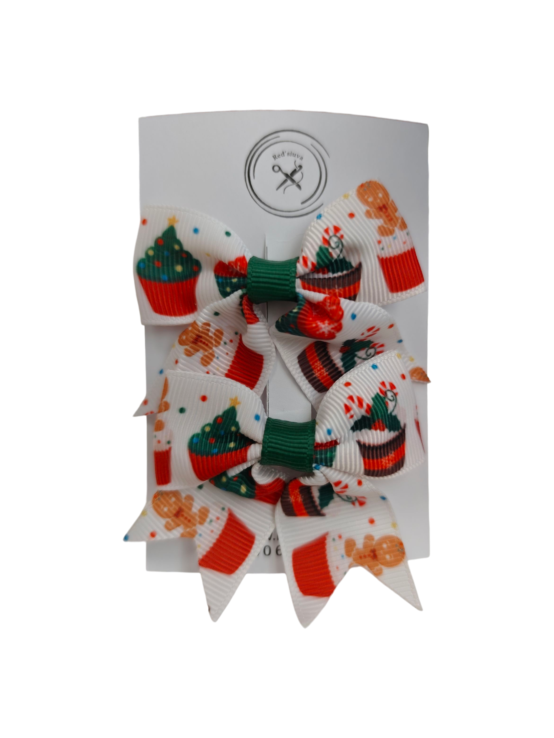 Kalėdinis segtukas (baltos sp.)